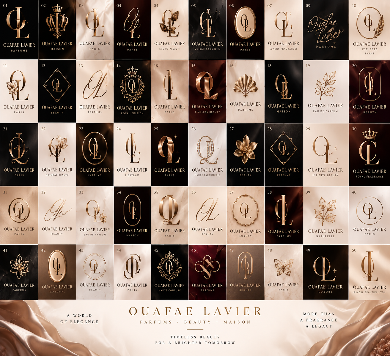 OUAFAE LAVIER monogram concepts